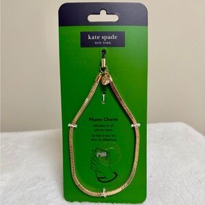 Kate Spade Gold Phone Charm